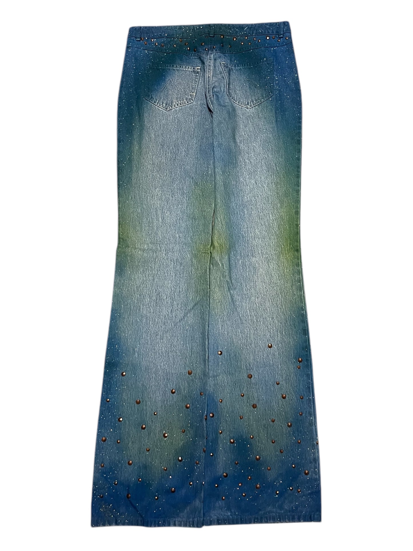 Vintage Glitter Baggy Jeans (44)