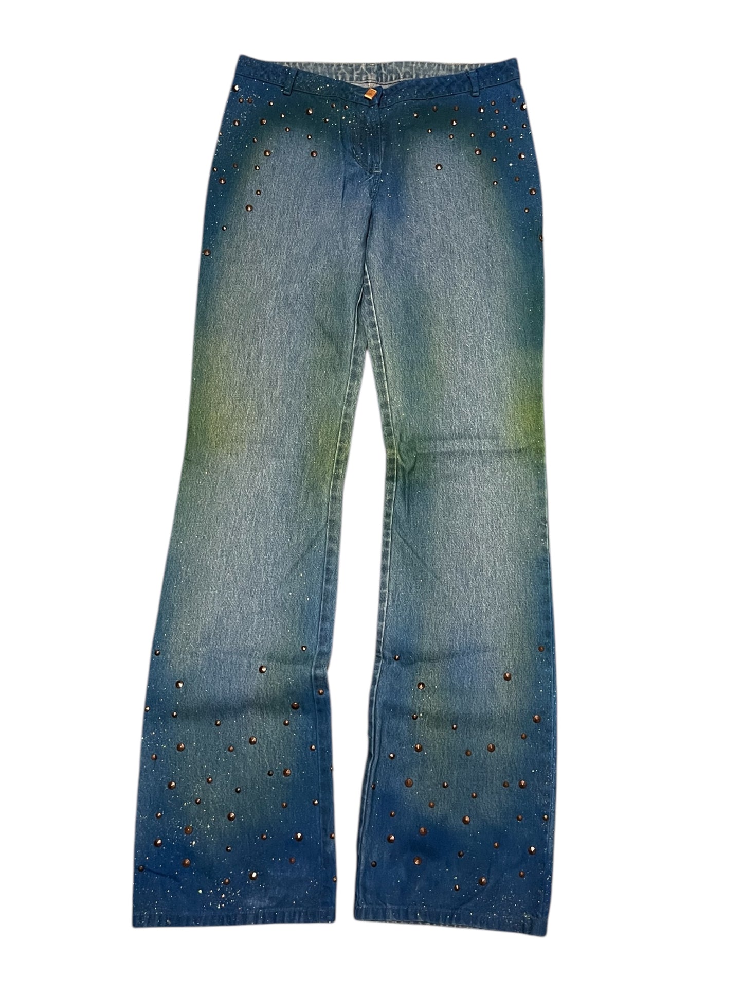 Vintage Glitter Baggy Jeans (44)
