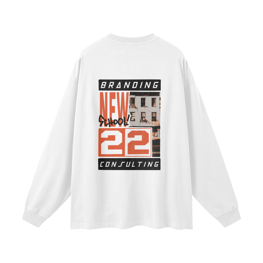 Streetwear Unisex 100% Cotton Long Sleeve Tee