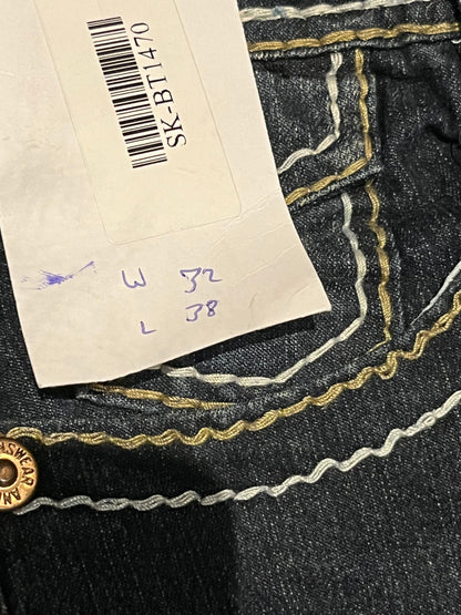 Baggy jeans Embroidered (W/32 L/38)