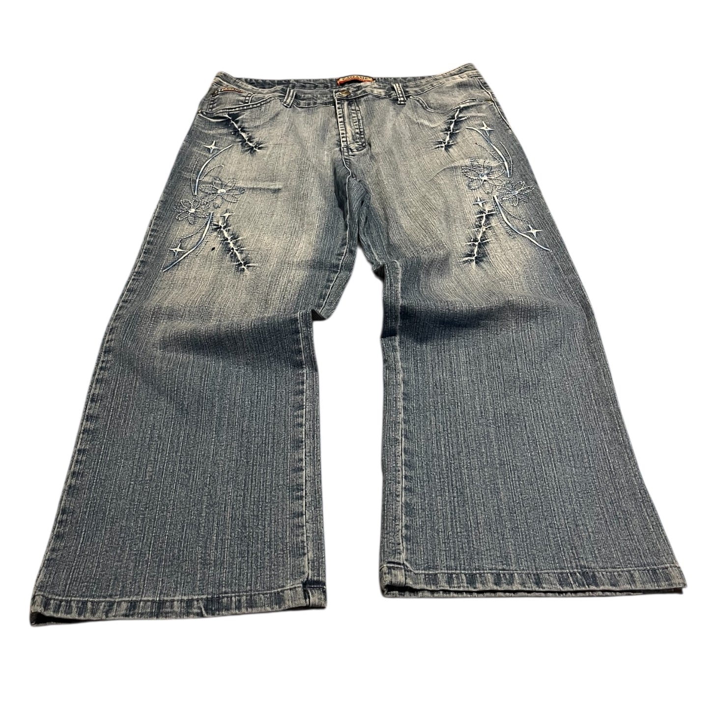Embroidered baggy Jeans (42)
