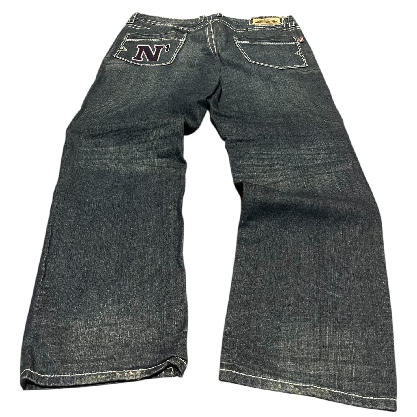 Vintage Embroidered baggy Jeans