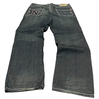 Vintage Embroidered baggy Jeans