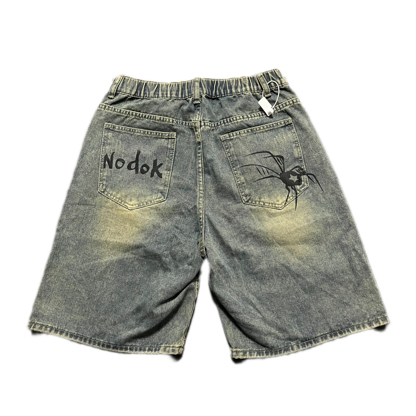 Vintage Spider Print jorts (L)