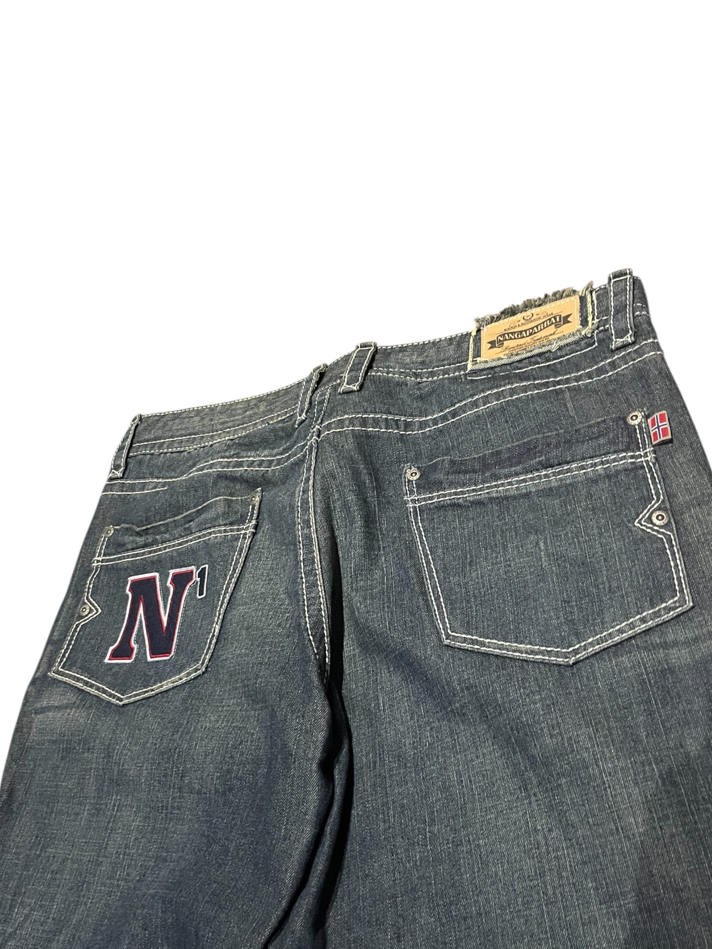 Vintage Embroidered baggy Jeans