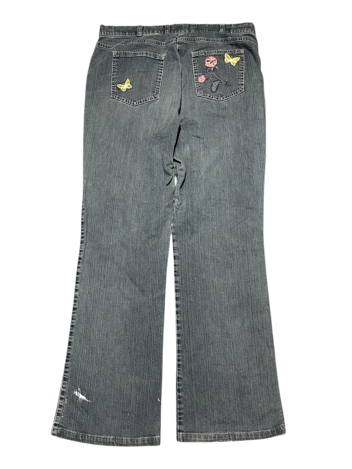 Baggy Jeans Embroidered backpockets (40)